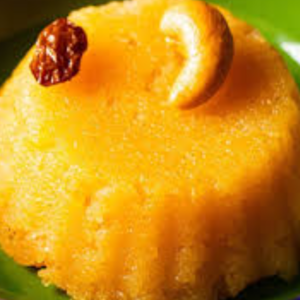 Kesari bat or kesari baat (Kannada: ಕೇಸರಿ ಬಾತ್) is a South Indian dessert. The classic ingredients used for its preparation are semolina, sugar, ghee (usually), water, and milk. The sweet is more commonly known as Jonnadula Halwa in certain parts of northern India.
