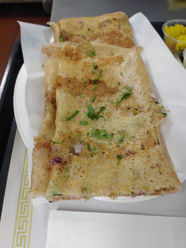Chili Masala Rava Dosa.